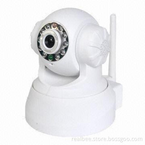 Wi-Fi IP Camera with Pan, Tilt and Talk Functions, H264 Video Compression